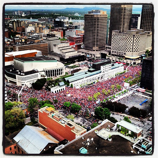 22 Mai protest in Montreal by Philip Miresco